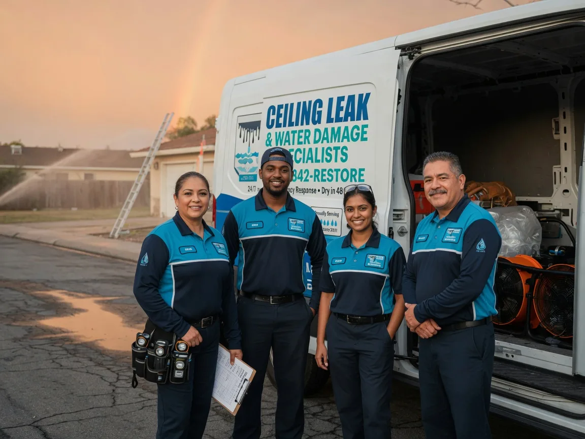 Ceiling Leak Cleanup company in Springtown, PA