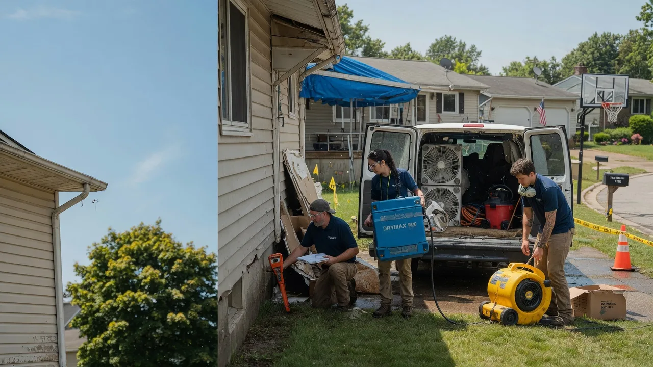 Ceiling Leak Cleanup in Springtown, PA near me